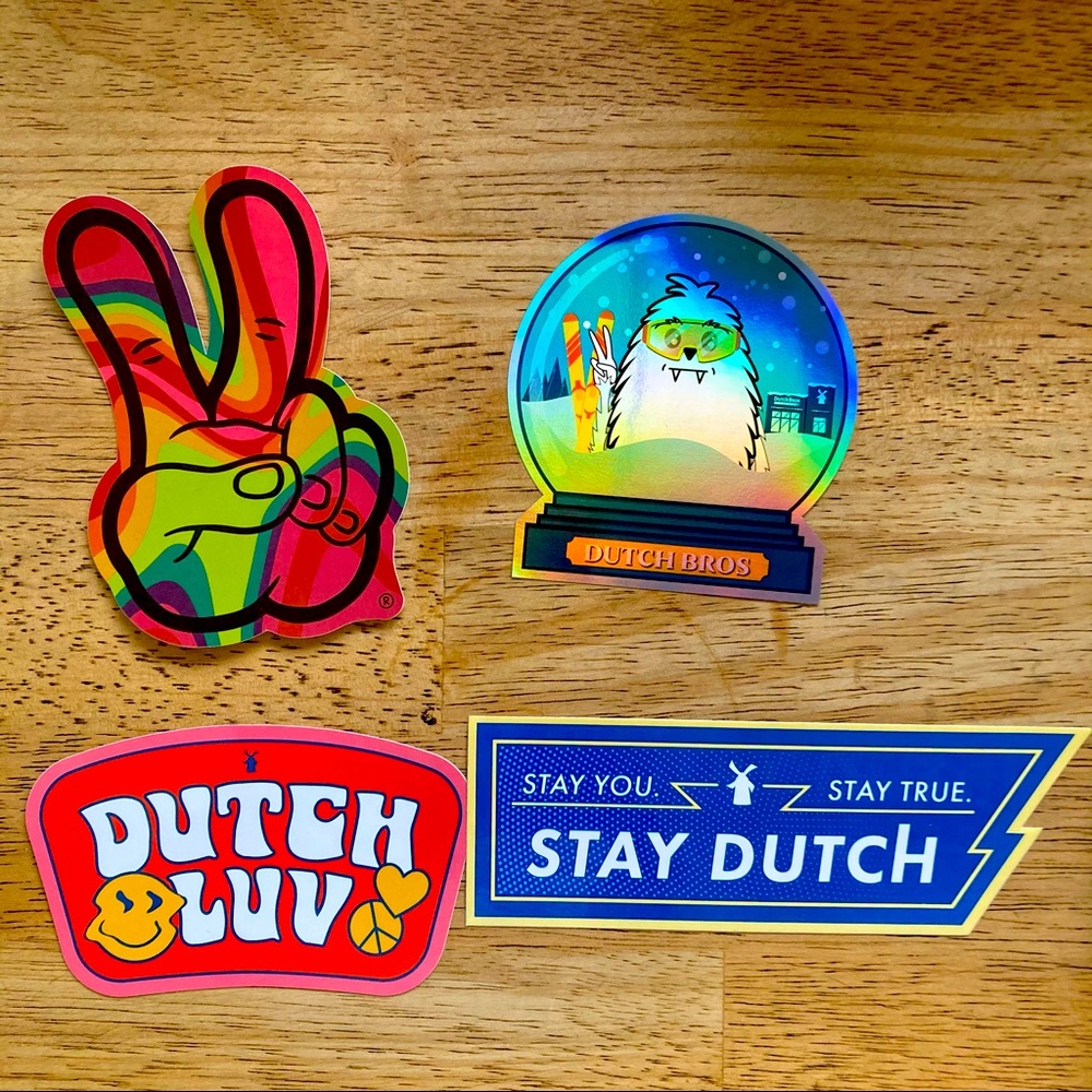 💕☕️Dutch Bros Coffee Stickers